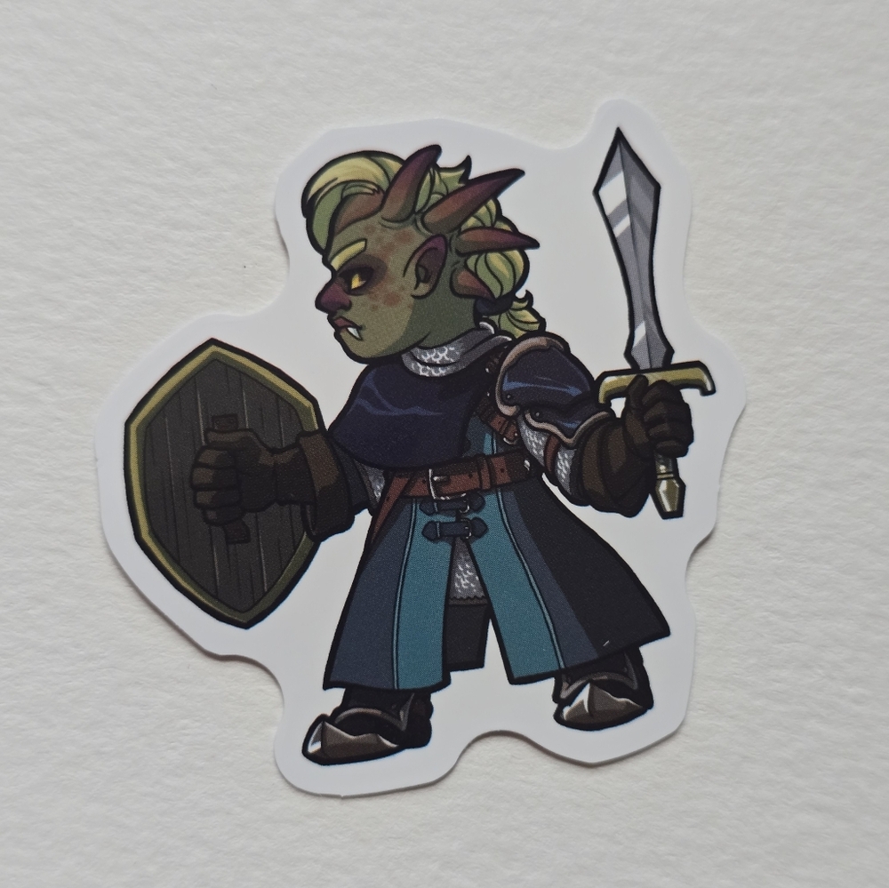 10/$10 Dungeons And Dragons Fantasy Warrior Sticker